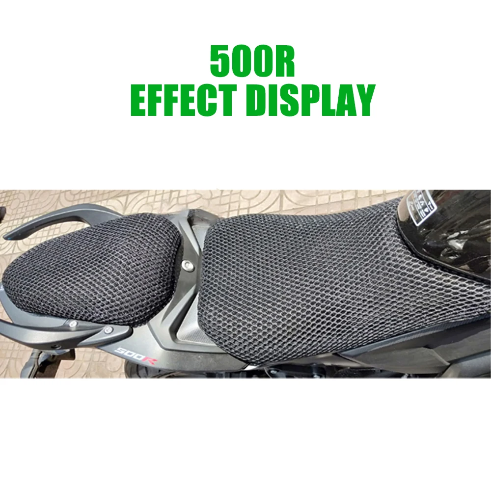 Loncin Voge 오토바이 액세서리 쿠션 시트 커버, 보호 가드, 3D 자외선 차단 메쉬, 500DS LX500-A 500R 500AC 500 DS R AC