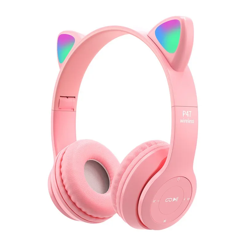 Casque Gamer P47M – Rose LED 4
