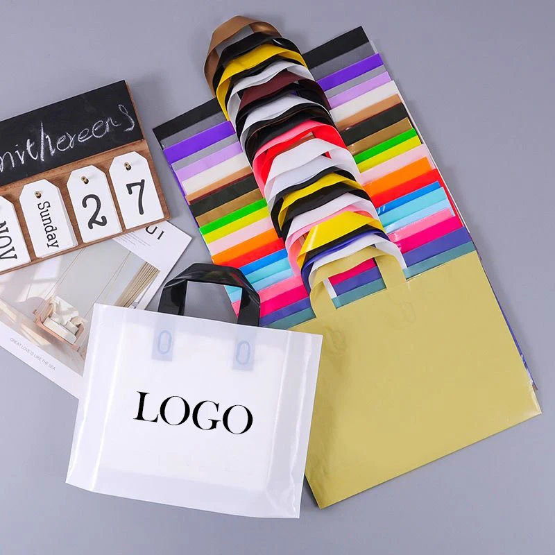 Papieren Tassen Plastic Tas Met Logo 100 Stks/partij Custom Logo - Main Image