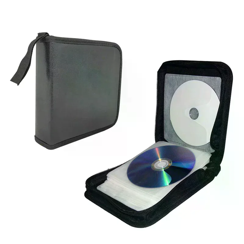 가방 홈 박스 40 디스크 CD 보관 케이스 양면 하드 앨범 DVD 정리함 고품질 내구성