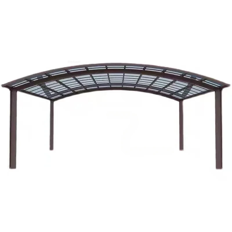 Lega Di Alluminio Posto Auto Coperto Casa Villa Gazebo Giardino Baldacchino Esterno Capannone Parcheggio Personalizzato Tenda Parasole Patio Pergola G
