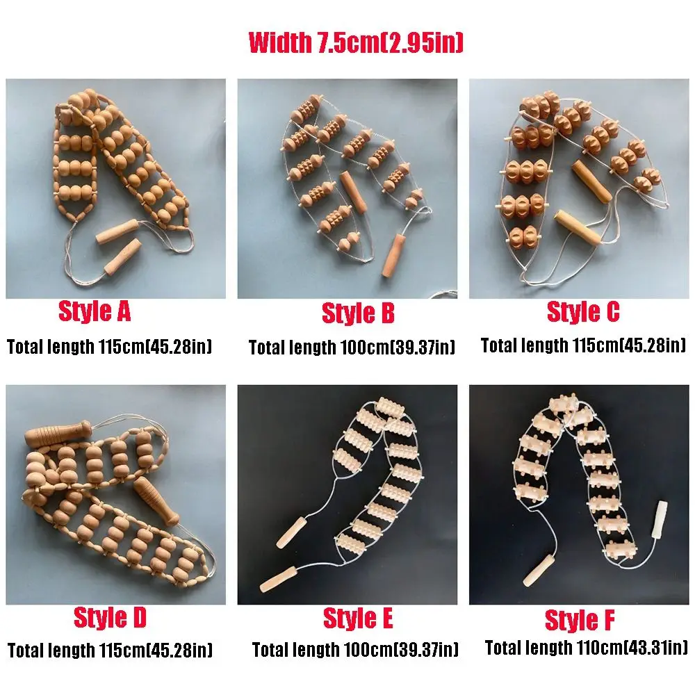 Massaggiatore manuale in legno anti-cellulite per il corpo_voghion.com