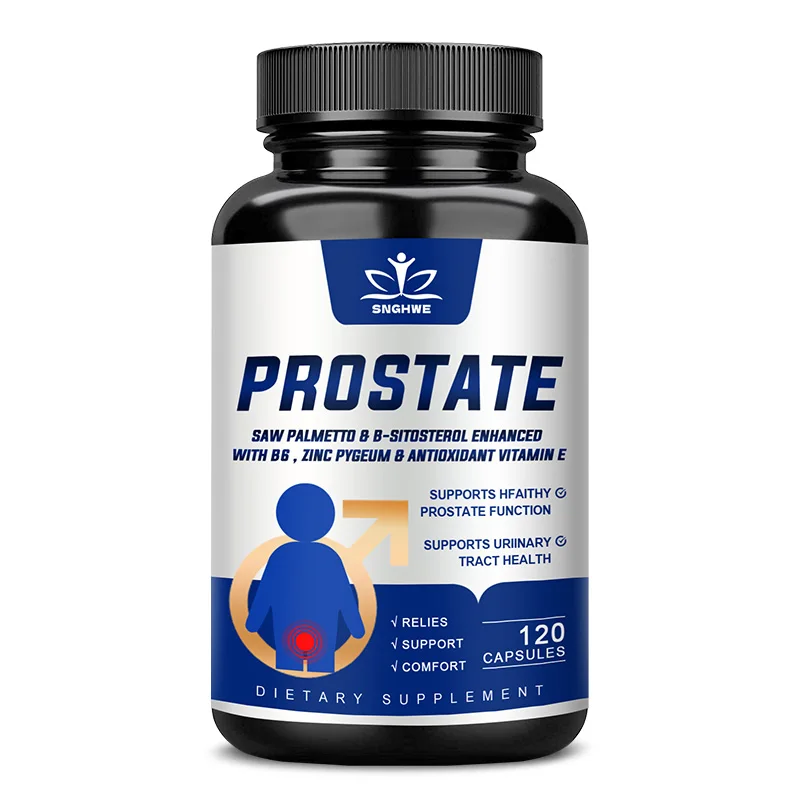Saw Palmetto and Beta Sitosterol Prostate Supplement Men's Prostate Health Support Urinary Relief Bladder Control