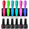 MEET ACROSS 6Pcs/Set Glow In Dark Fluorescent Gel Nail Polish Luminous Soak Off UV Gel LED Nail Art Varnish Manicure Kit 2
