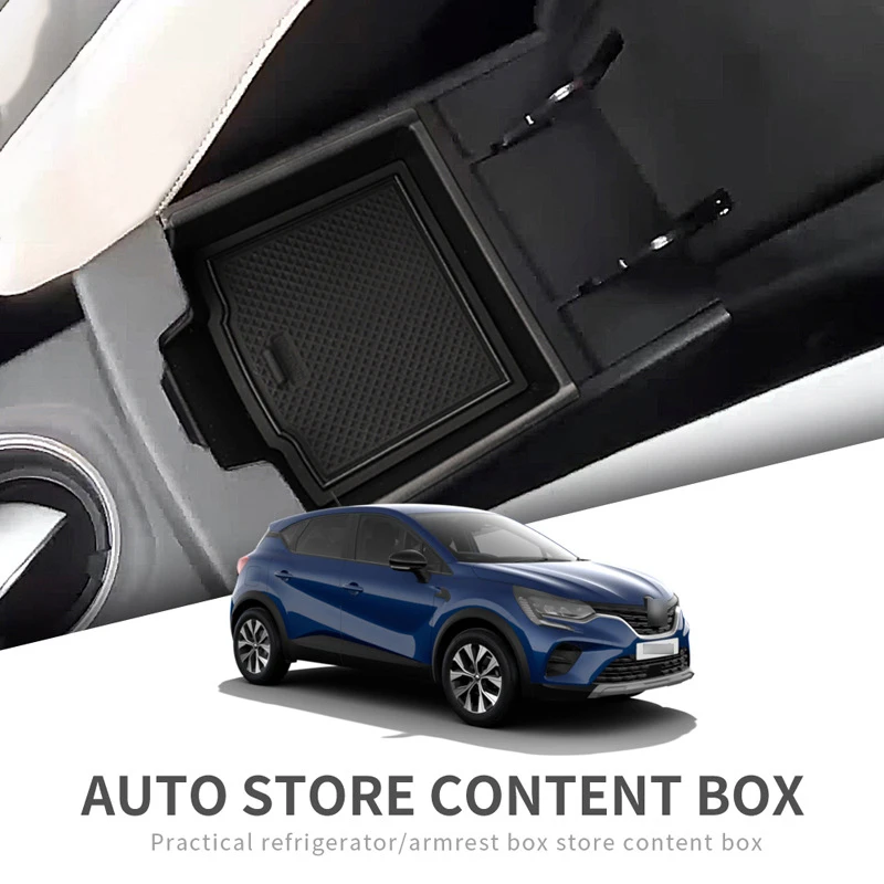 

Car Central Armrest Storage Box For Renault Captur 2020 - 2023 For Mitsubishi ASX 2023 Center Console Organizer Tray Accessories