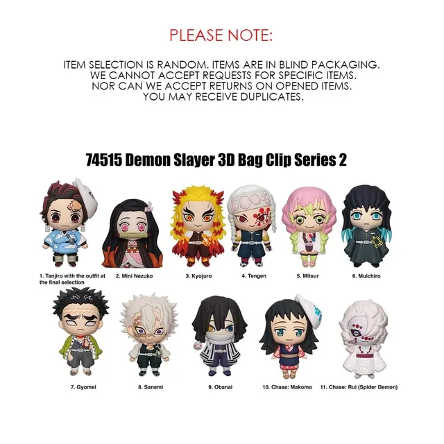 Aniplex Officially Licensed Demon Slayer Series 2 Blind Mystery Bulk Blind Box Random One Figure 4