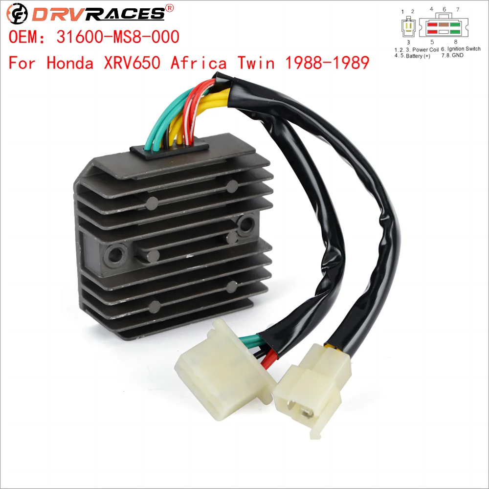 Выпрямитель регулятора мотоцикла для Honda XRV650 Africa Twin 1988 1989 OEM:31600-MS8-000 Запчасти для мотоциклов аксессуары