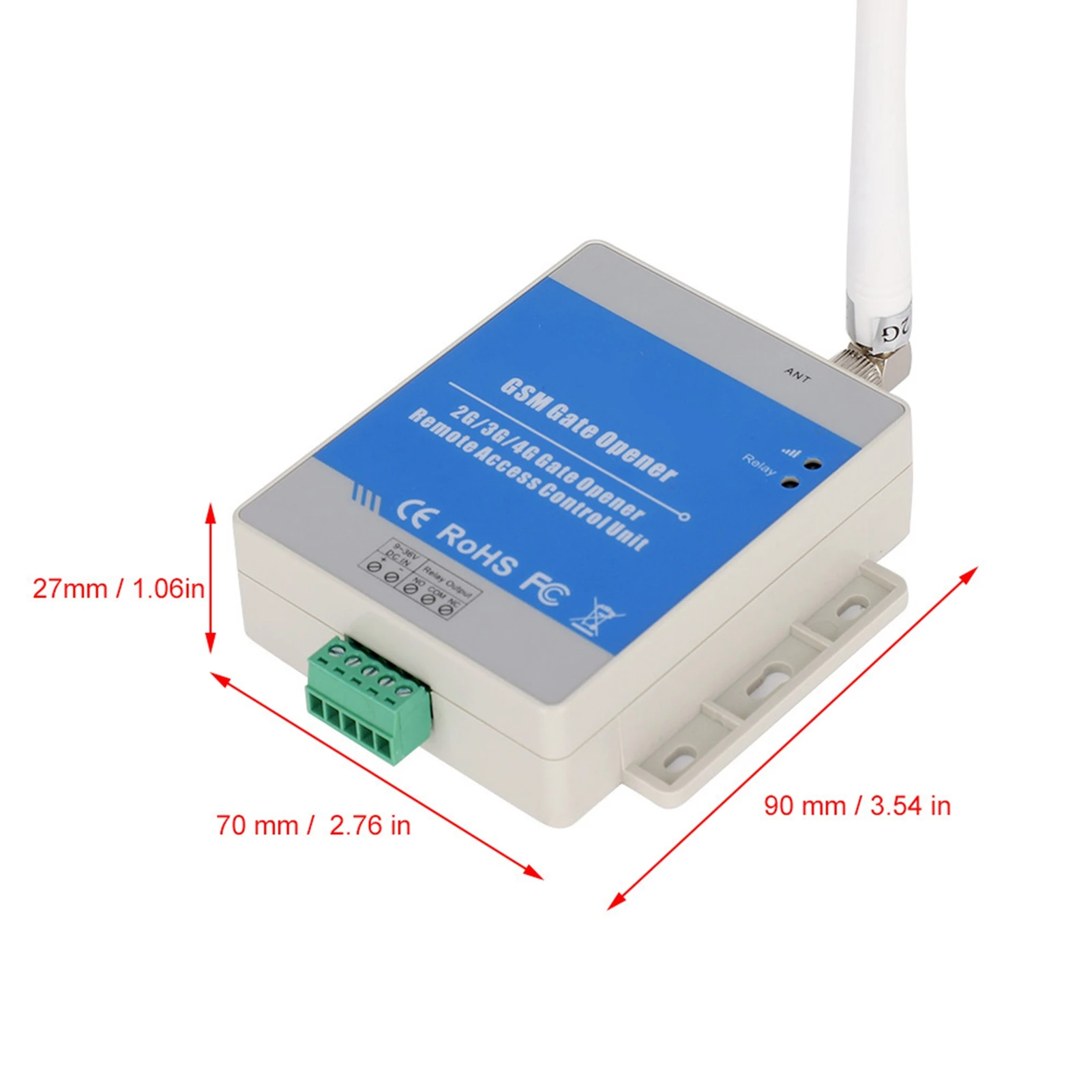 Garage Door Opener Garage Remote Control Wireless Door Opener RTU5034 GSM Gate Opener Relay Switch Automatic Remote Access Controller