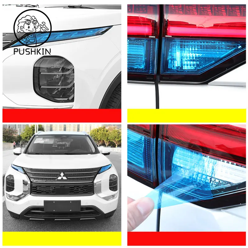For Mitsubishi Outlander 2022 2023 Automobile Daytime Running Light Tail  Light Color Change Film Protection Accessories - Car Stickers - AliExpress
