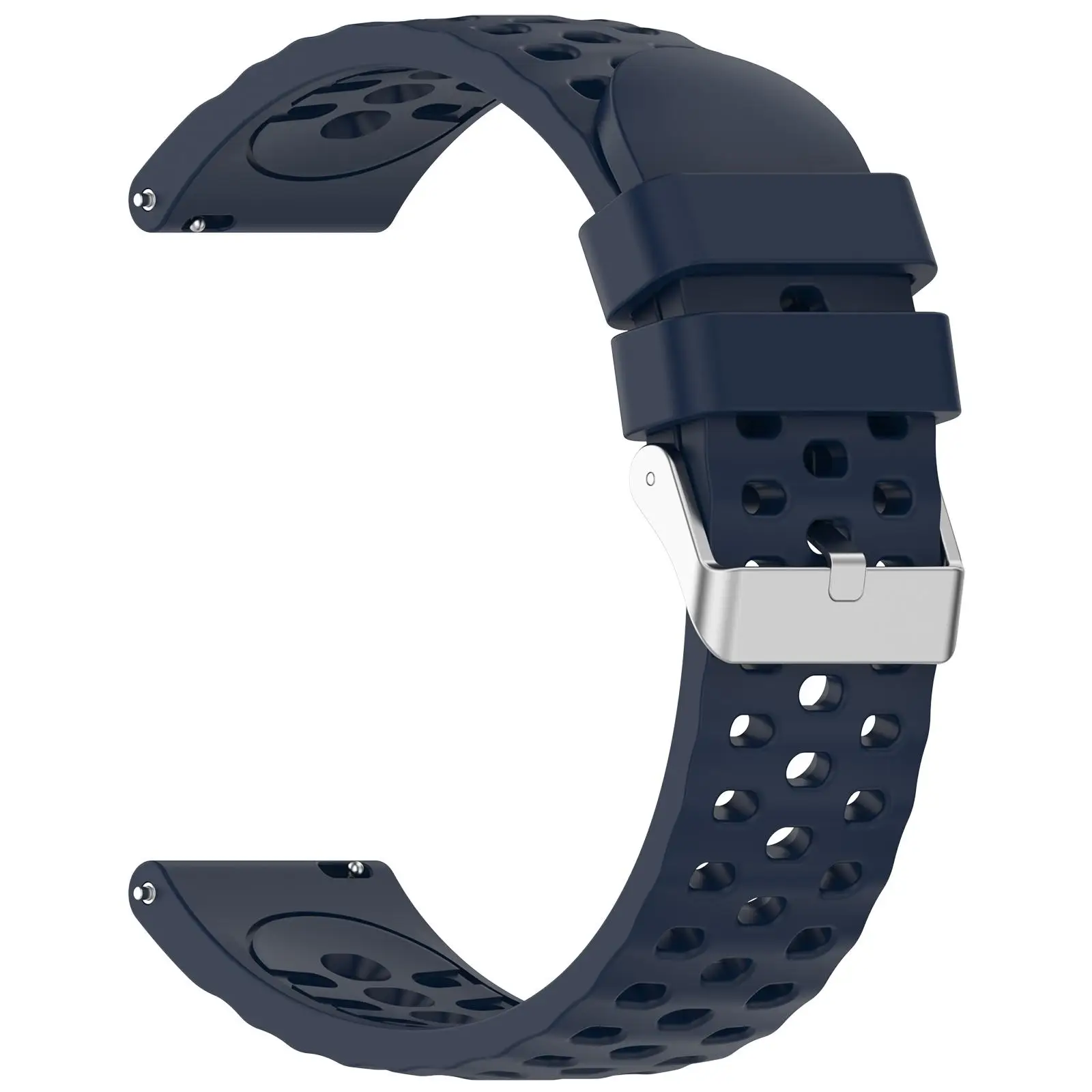 Premium 20mm Silicone Watchband - Enhanced Comfort Bracelet Strap