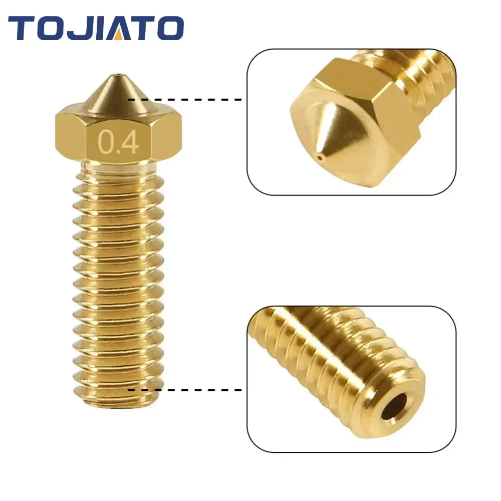 Set di ugelli per stampante 3D KZQ in acciaio temprato - 0,4 mm