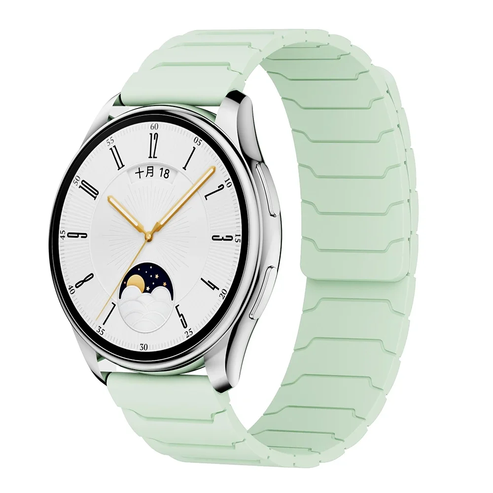 Magnetic Silicone Loop Strap - 22mm & 20mm Versatile Watch Band