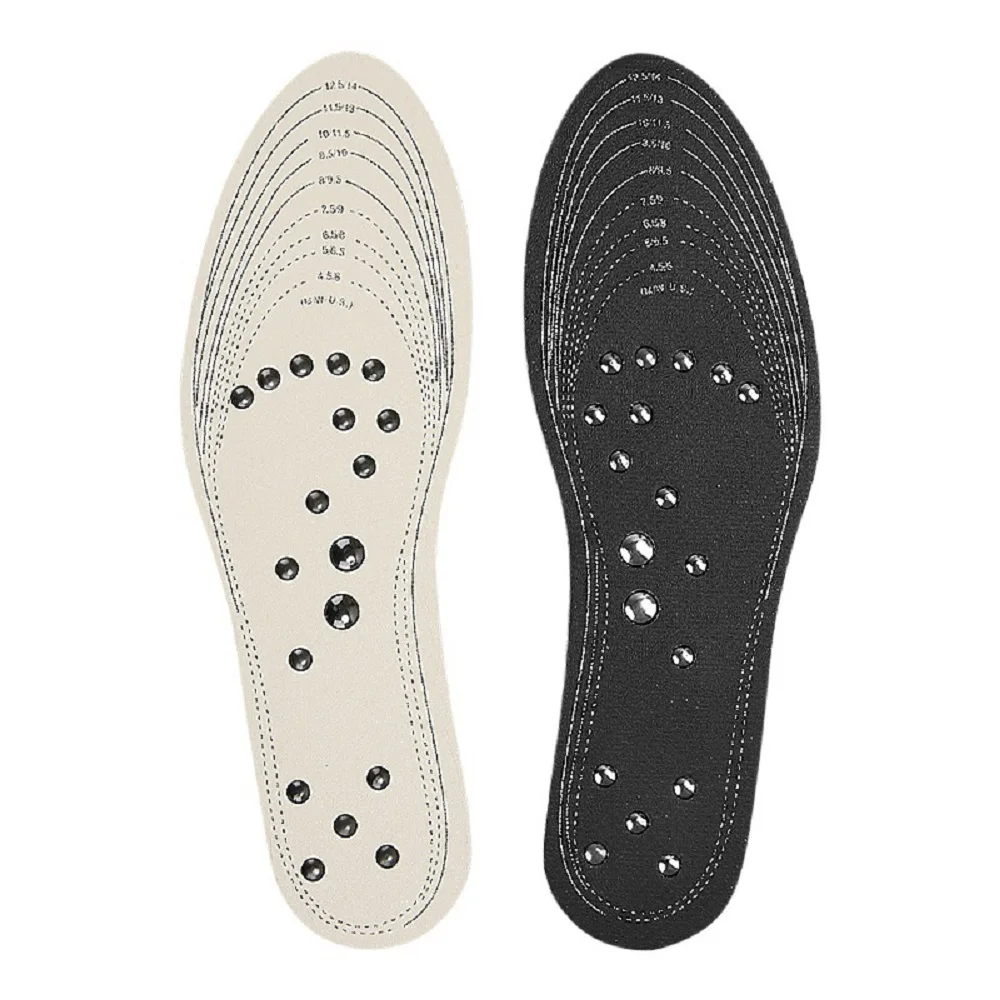 Magnetic Therapy Massage Insoles 18 magnets Unisex Magnetic Therapy Massage Insoles Foot Acupressure Shoe Pads Therapy Slimming Insoles for Weight Loss