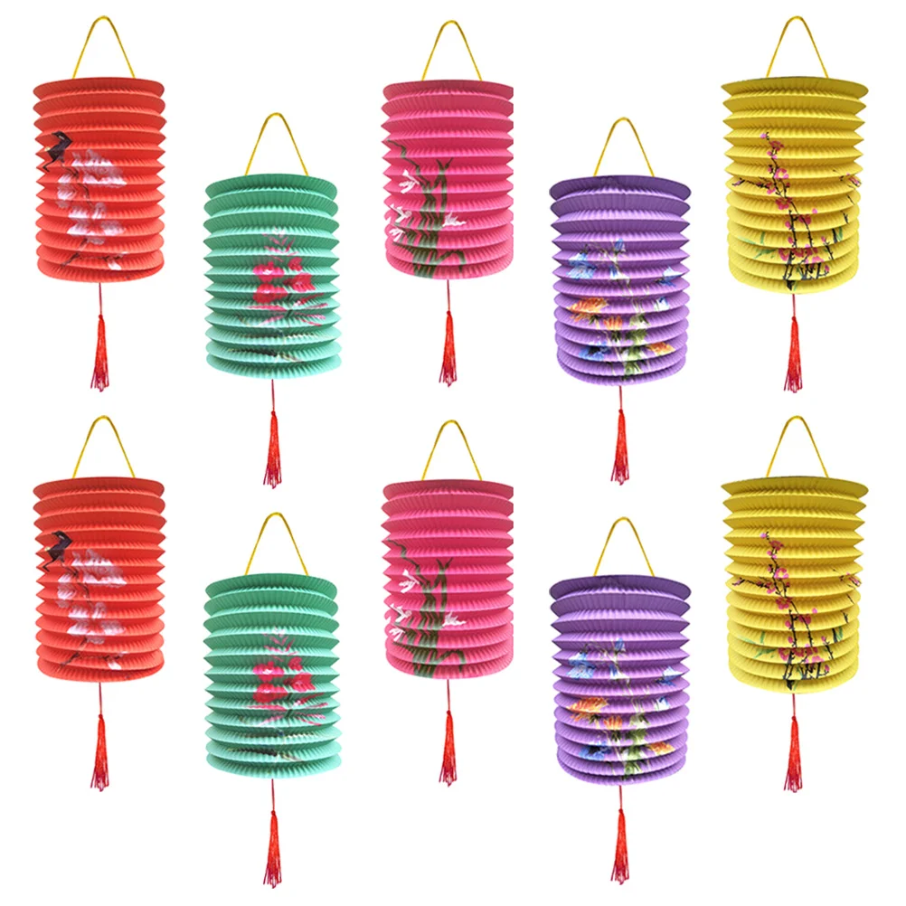

Lantern Festival Party Supplies Paper Lanterns Colorful Decor Kids Hanging Decorative