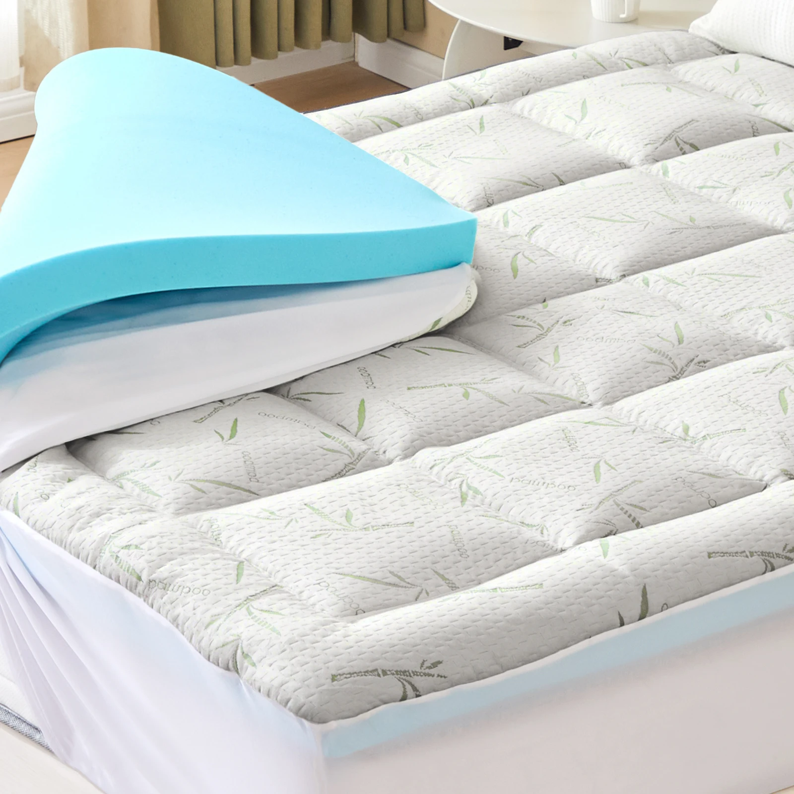 gel memory foam topper layer