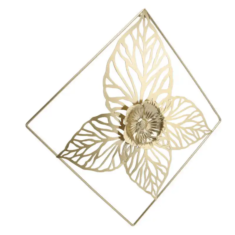 

Golden Leaves Wall Decoration Wear Resistant Modern 3D Wall Hanging Prevent Fading Easy To Maintain Multipurpose Unique Design