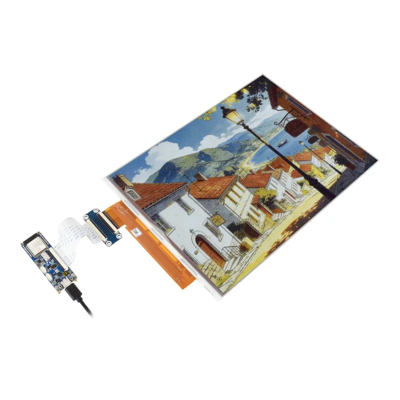 13.3인치 풀컬러 전자종이 디스플레이, ESP32-S3 전자종이 드라이버 보드 포함, E Ink Spectra 6 (E6) 기술, WiFi 및 블루투스 탑재