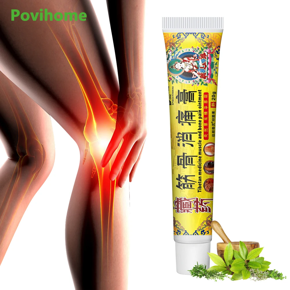 

20g Herbal Pain Relief Ointment Lumbar Knee Joint Muscle Pain Relief Cream Arthritis Rheumatism Painkiller Care Medical Plaster