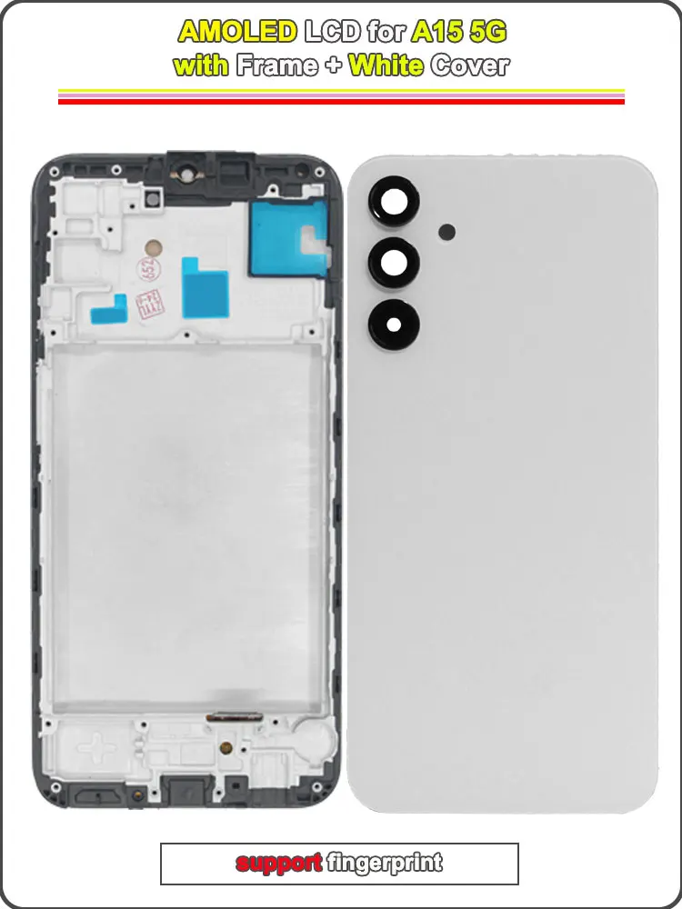 AMOLED F White Cover