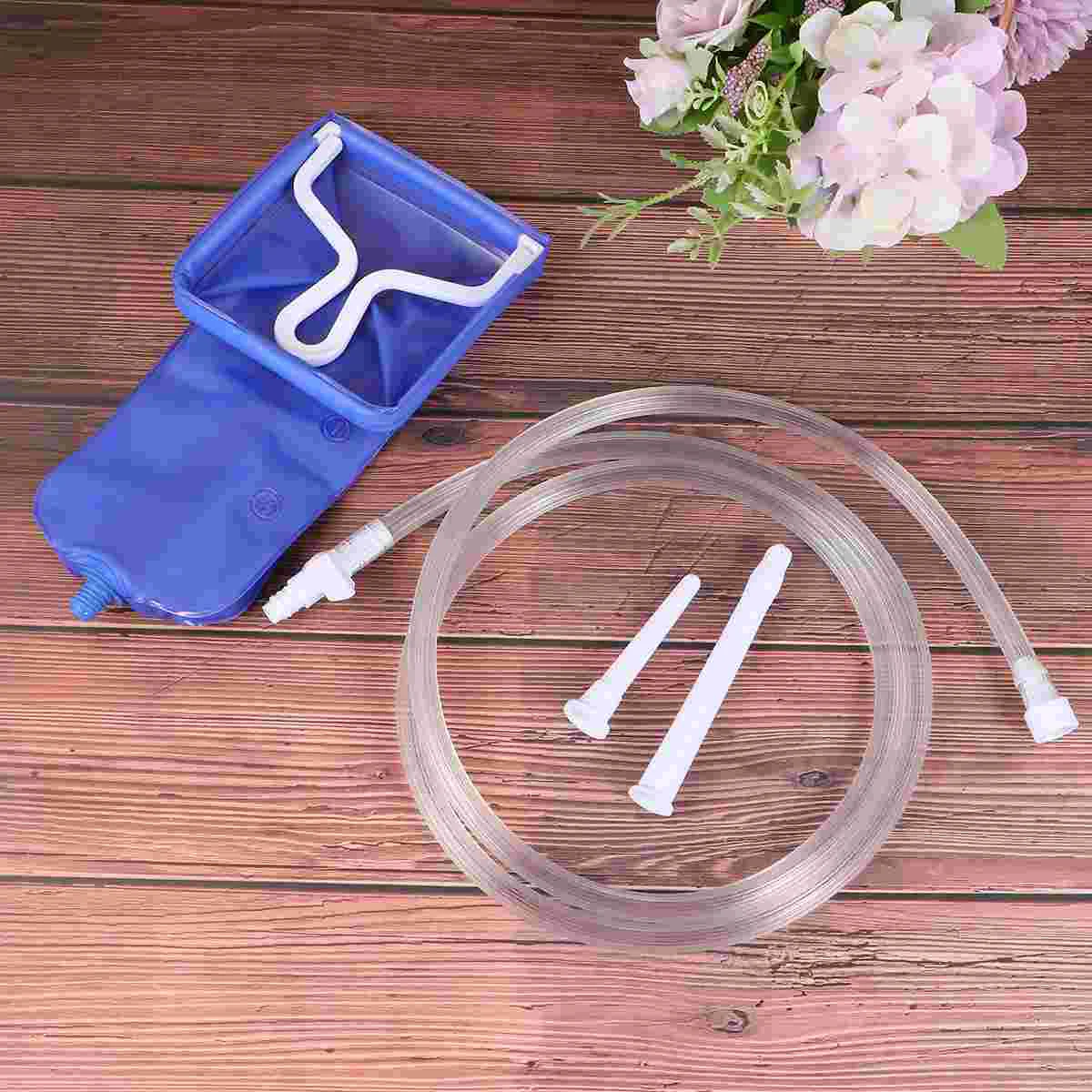 Enema Kit Silicone Barrel Tool Cleansing Douche Bucket Irrigation Cleaner Enemas Cleaning Supplies