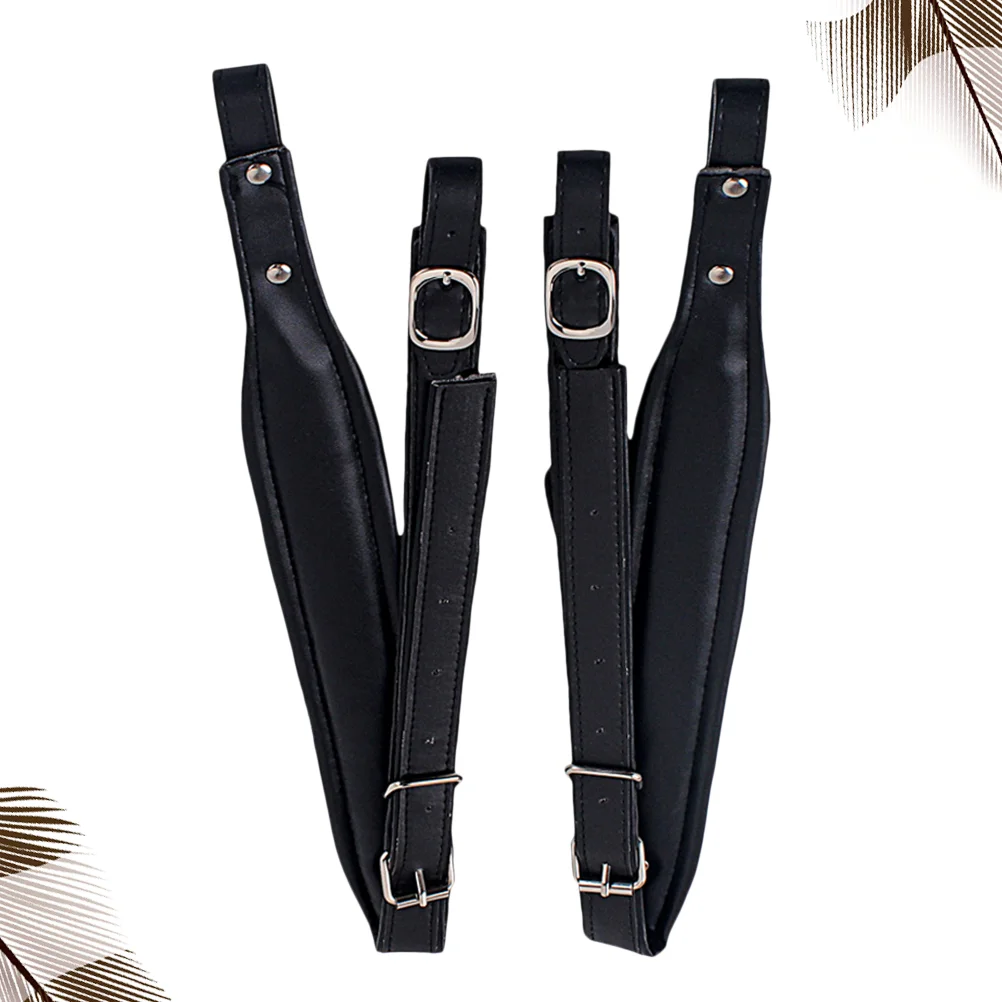 

1 Pair Accordion Straps Shoulder Harness Straps for Bass Accordions E01 ( Black )