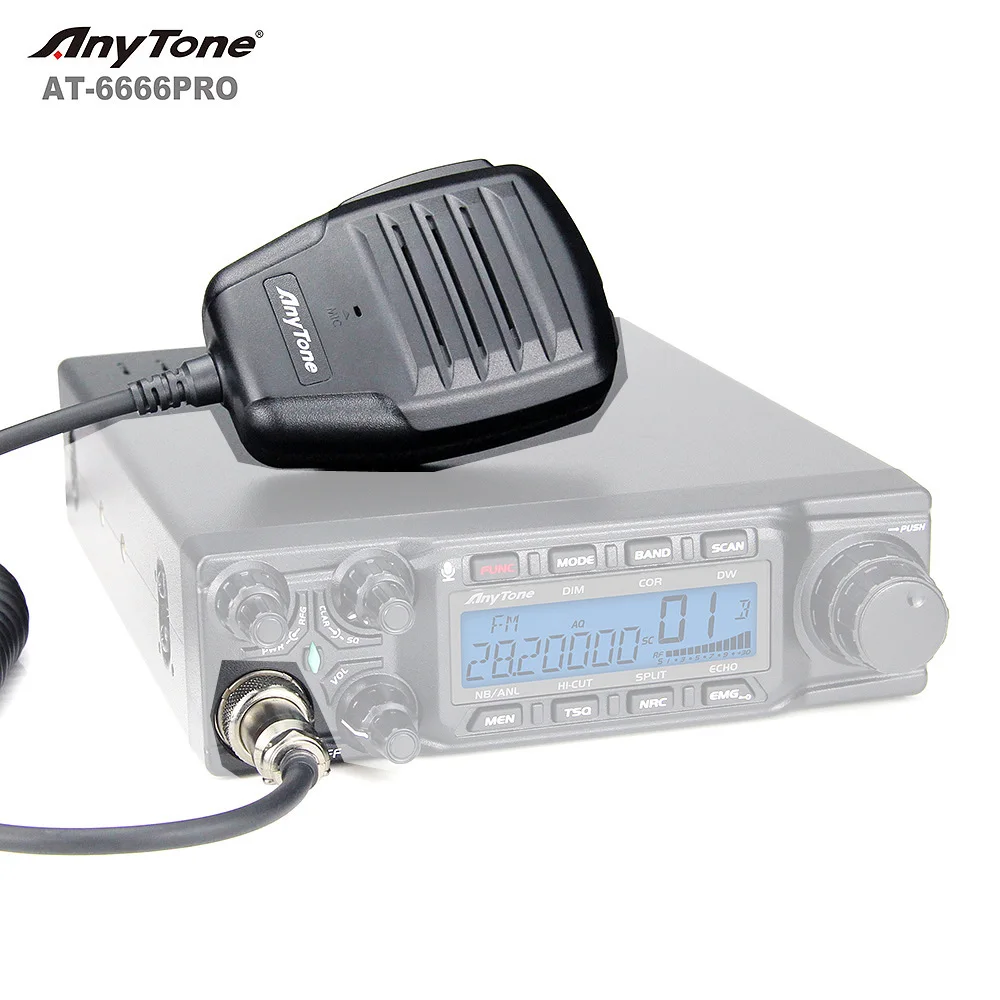 NEW Original 6 Pin Microphone for CB Radio AT-6666PRO 10 Meter Radio