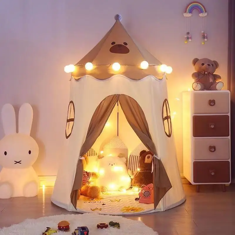 Yurt Theme Tent Baby Toys Funny Ocean Balls Pool Sport Toys for Kids Play Games House Indoor Children's Secret Base Playtent 2