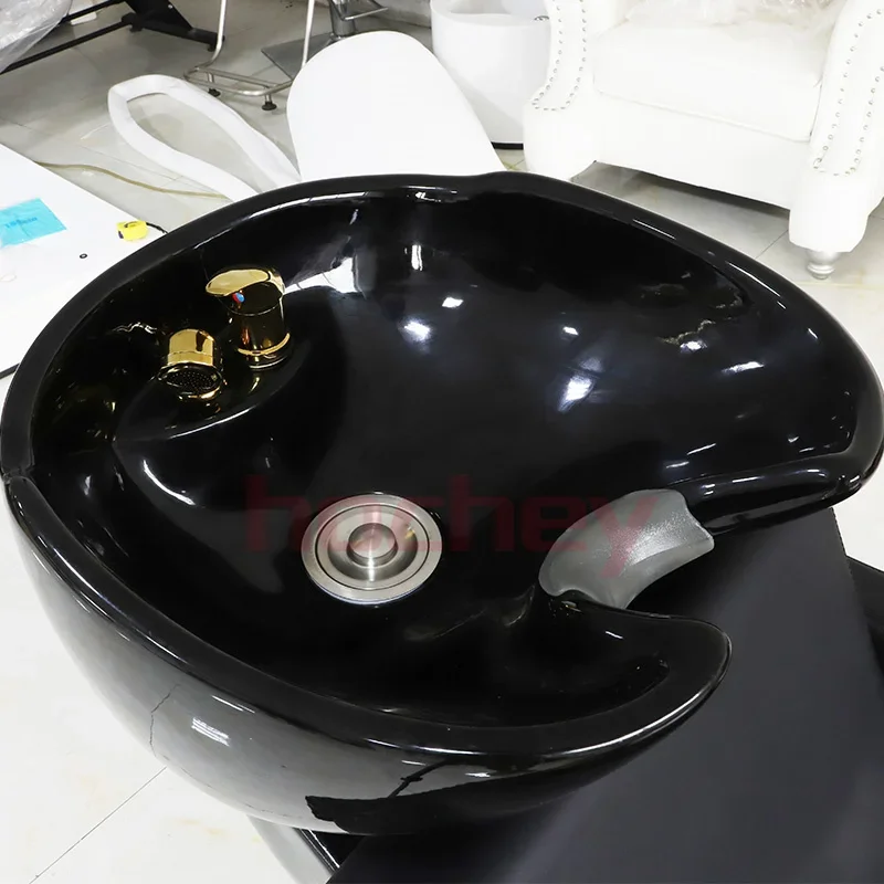 Hochey Newest Fashion Salon Shampoo Unit with Adjustable Seat hair washing chair for Spa Beauty Salon 5