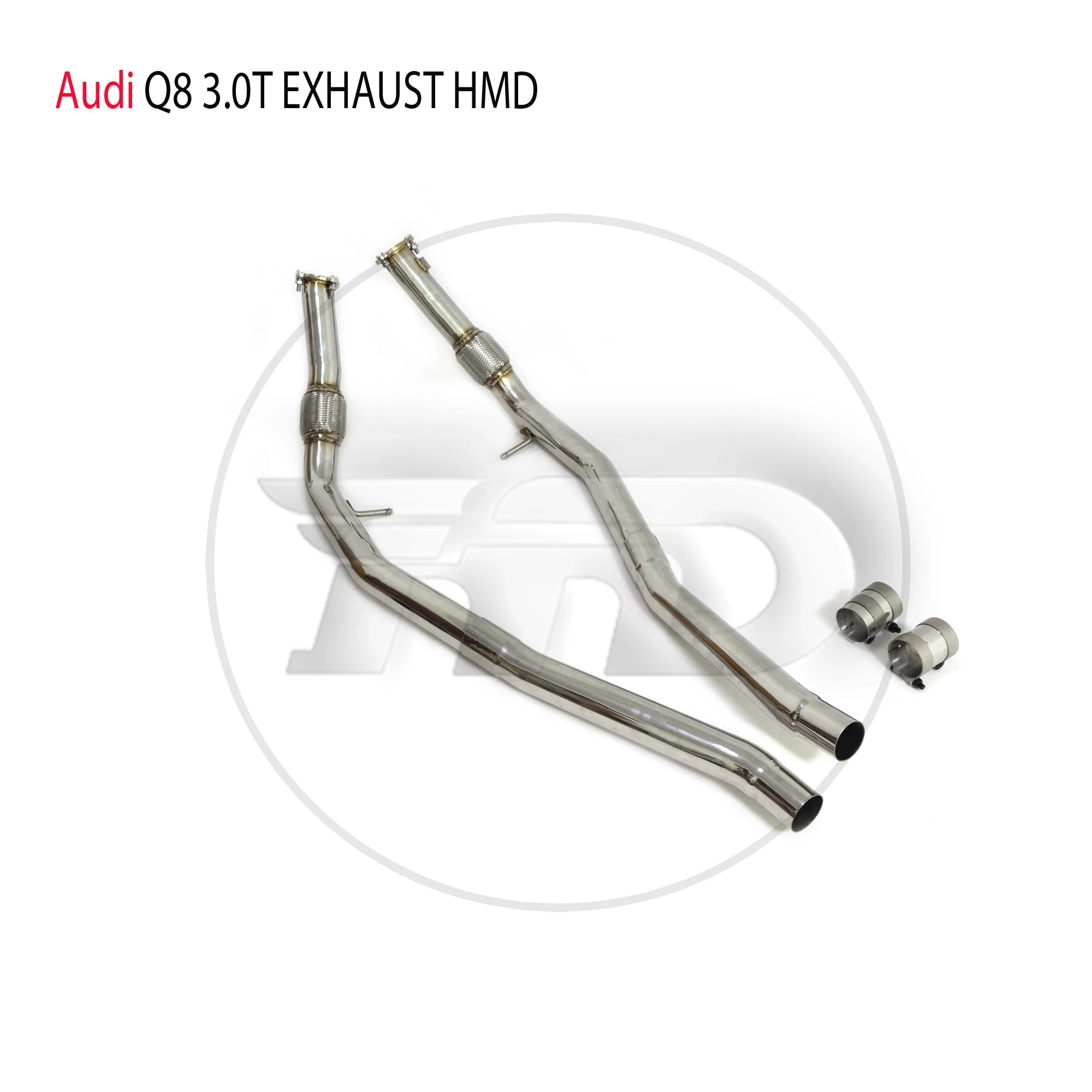 

HMD Stainless Steel Exhaust System Performance Middle Pipe For Audi Q8 2019-2023 3.0T Race Tube
