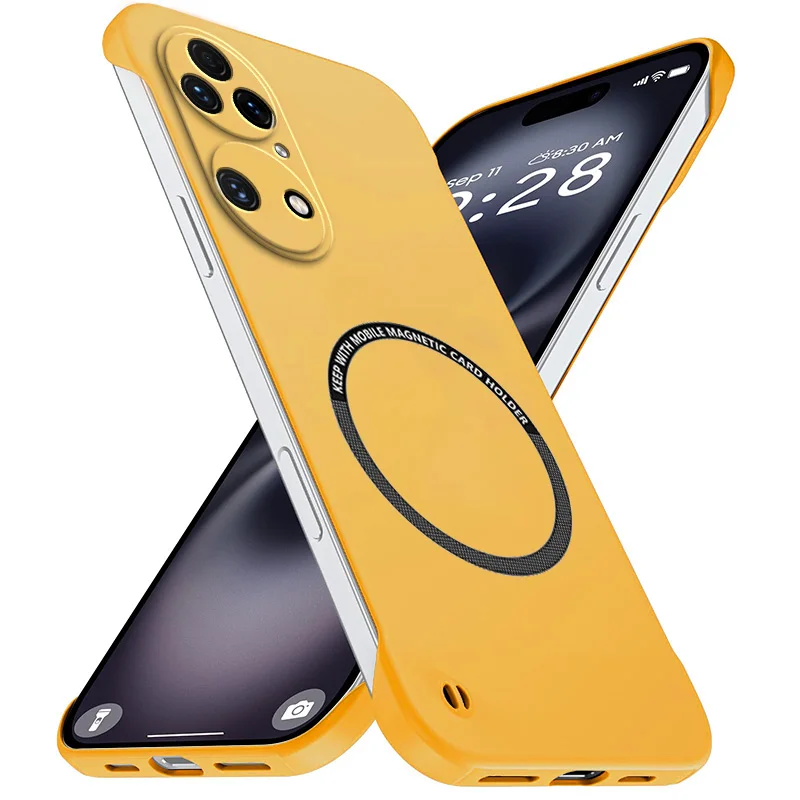 Magnetic Slim Frameless Matte Anti-Scratch Shockproof Phone Case