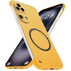 Magnetic Slim Frameless Matte Anti - Scratch Shockproof Phone Case - Huawei P40 Pro (Yellow)