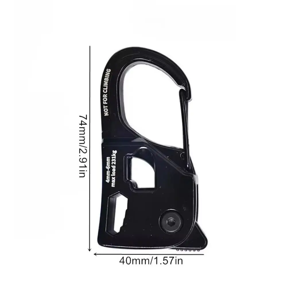 Camping Buckle Rope Tightener Self-locking Lightweight Tent Rope Tensioner Aluminum Alloy Survival Tent Cord Adjuster