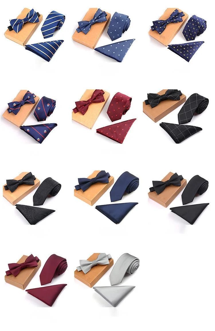 Nuovo set di cravatte da lavoro di vendita calda: sposo, testimone, papillon da presentatore, papillon da avvocato, papillon da ospite_voghion.com