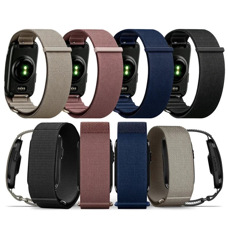 Woven Nylon Loop Strap for Sports Fitness Tracker - Adjustable Wristband