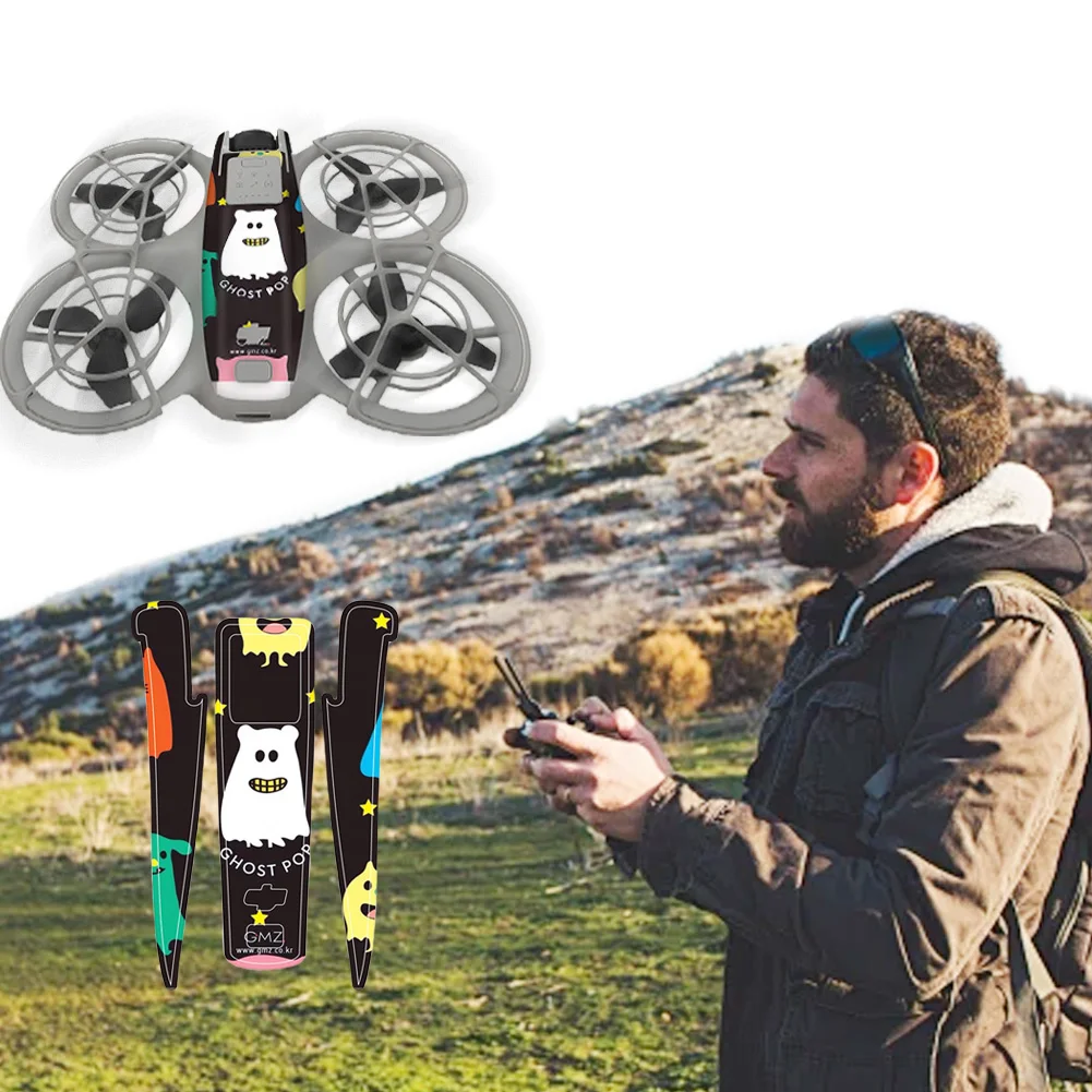 Protective Film Colorful Anti-Scratch Cool Skin Body Remote Control Sticker For DJI NEO Drone Accessories