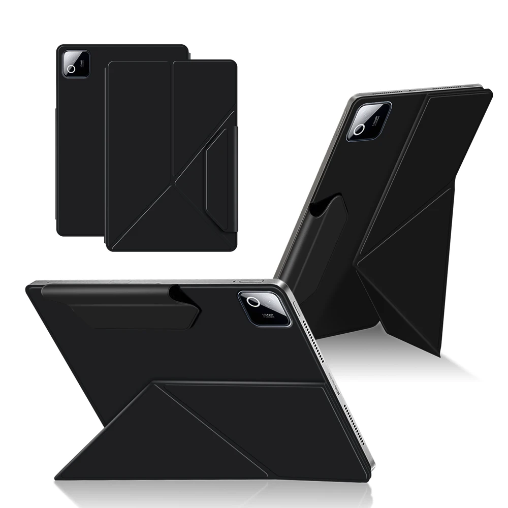 Magnetic Tri-Fold Flip Smart Stand Tablet Case with Y-Fold Design