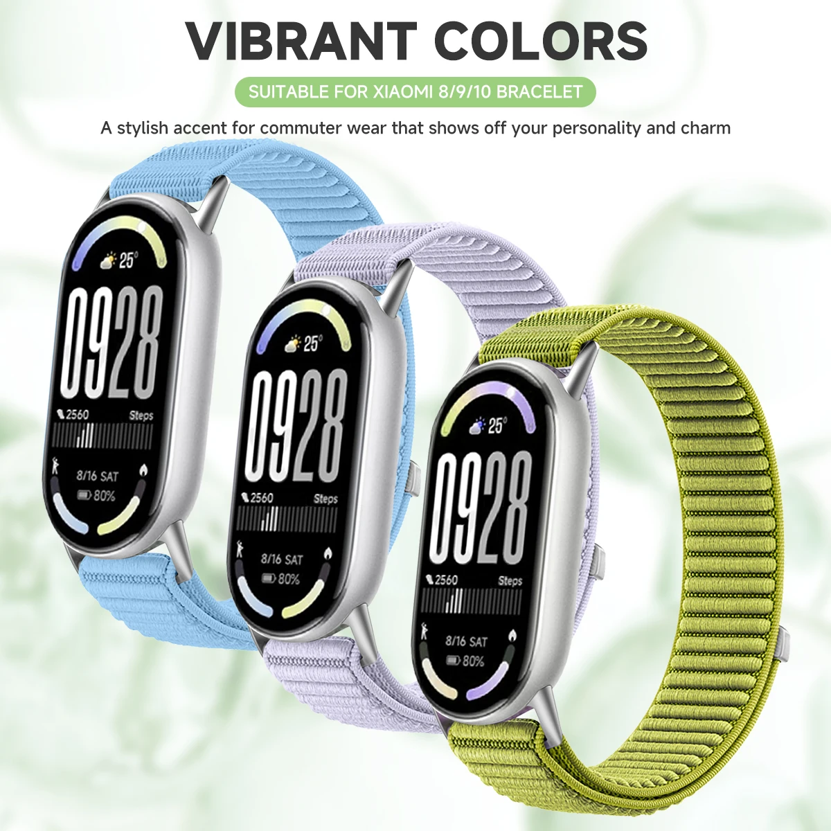 Nylon Sports Strap for Smart Bracelet Wristband Replacement Accessories
