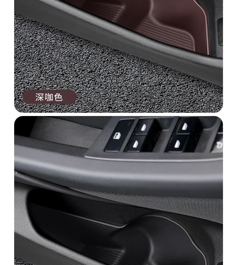 For BMW Series 5 G60 I5 2024 TPE Front Door Storage Box Car Inner Door Organizer Tray Water Cup Holder Auto Interior Accessories detail image 15