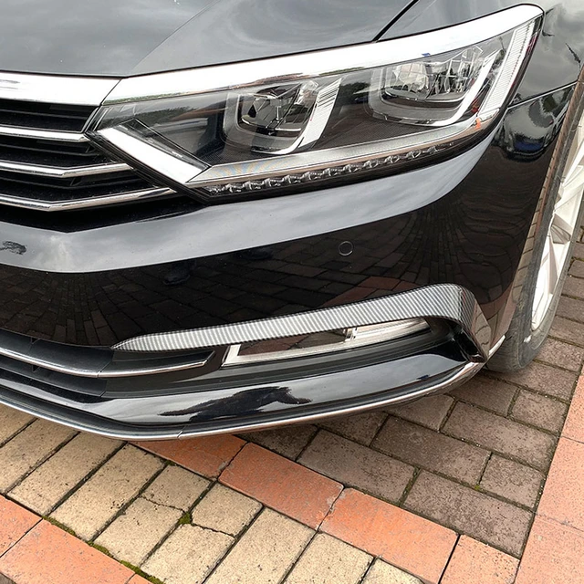 Auto Frontschürze Nebel Licht Luft Messer Trim Für Volkswagen VW Passat B8  2016 2017 2018 2019 Auto Styling Änderung zubehör - AliExpress