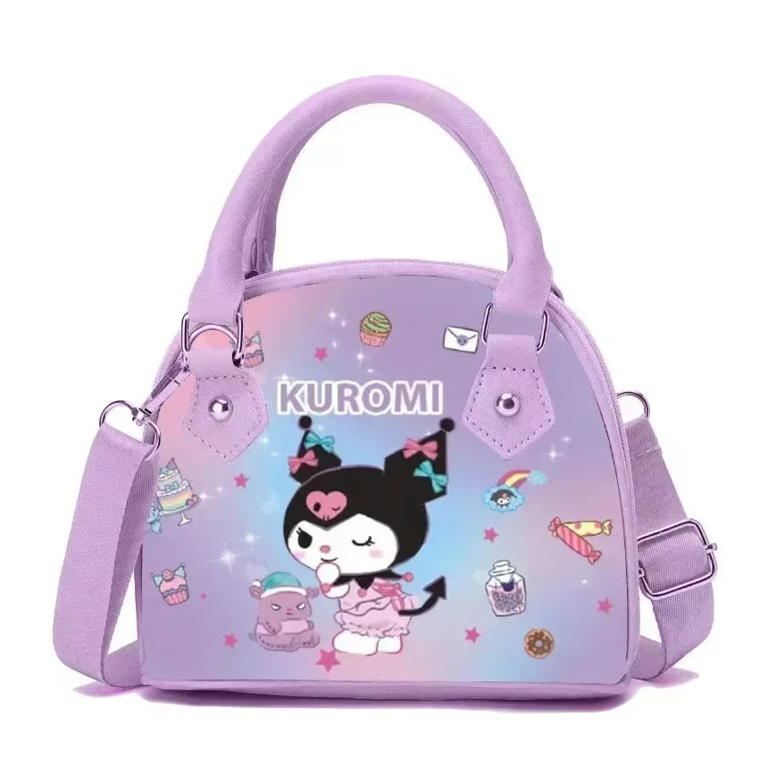 MINISO Hello Kitty Sanrio Kuromi Kawaii small Waterproof Kids shoulder bag handbag Anime cosplay bag School Student girl Gift