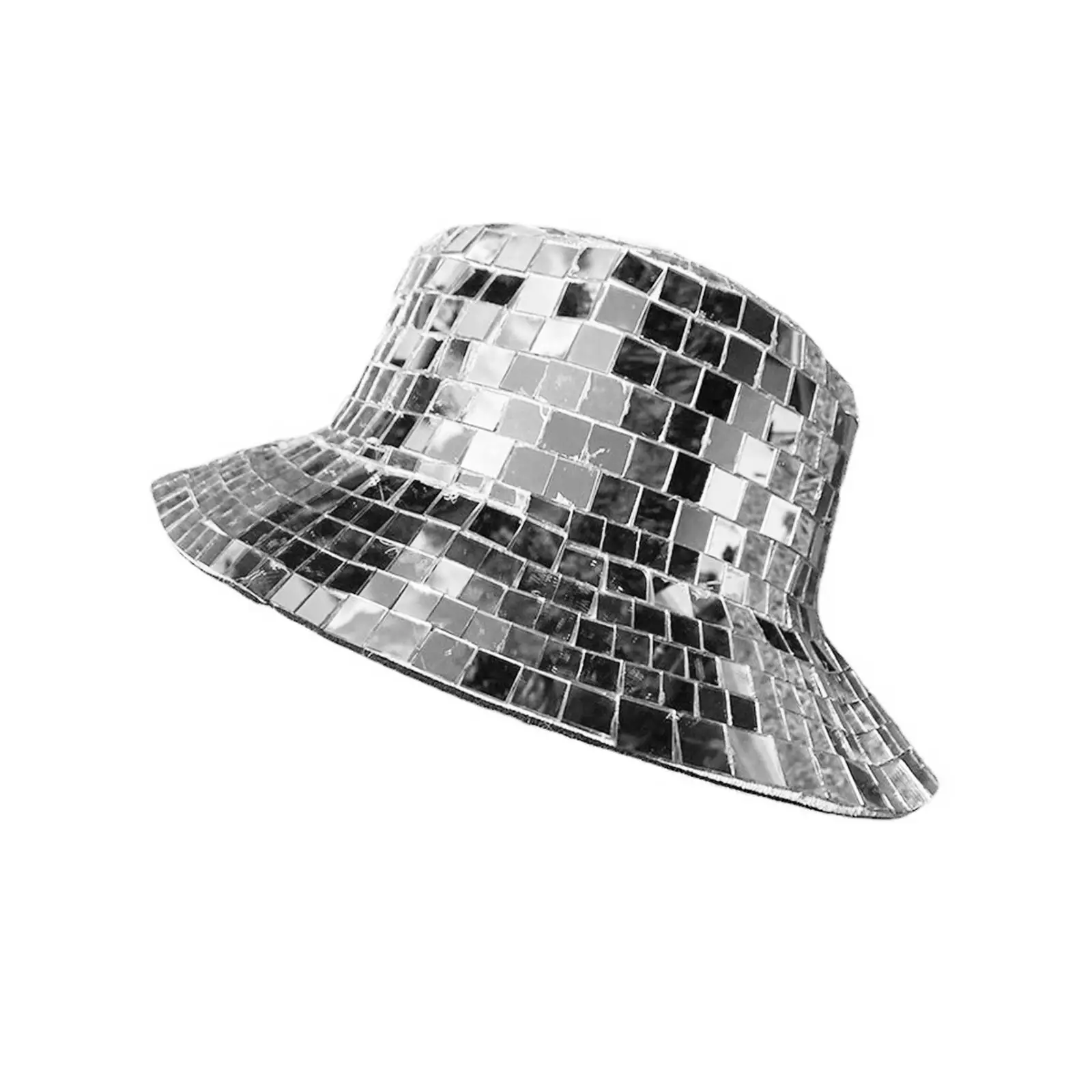 Disco Bucket Hat Decorative Personality Beach Caps for Clubs Parties Trips