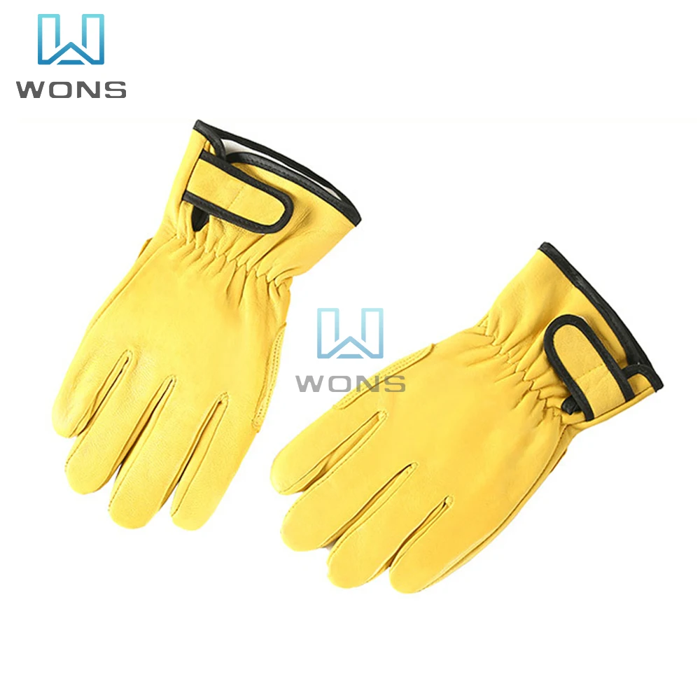 Welder Safety Gloves Welding Heat Spark Puncture & Fire Resistant Leather Industrial Security & Protection Buffalo Split Leather