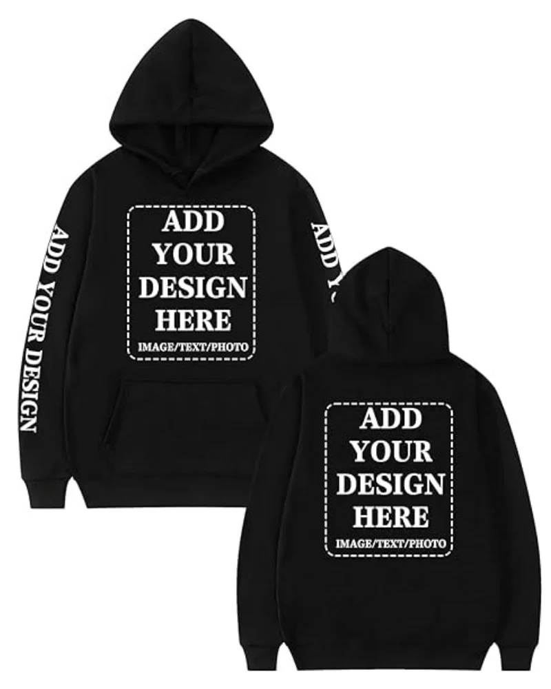 Sudaderas Con Capucha Personalizadas Para Hombre Y Mujer, Ropa De Alta Calidad Con Tampado De Imagen Y Logotipo De Texto Artanal, Sudadera Informal Holgada Personalizada En 11 Color - AliExprs