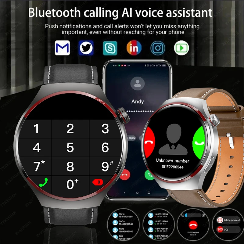 ȭ GT4  Ʈ ġ  AMOLED HD ũ,  ȭ, GPS, NFC, ɹڼ, ɹڼ Ʈġ, 4 , 2024 ǰ