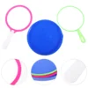 Ibasenice Boys Girls Circle Summer Maker Blower Toy Tool Tray Ring Tools Wand Show Bubbles Play Giant Wands Games 3
