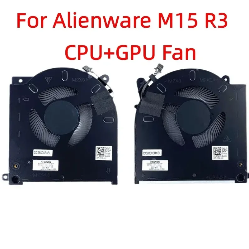 

0D1X38 0TG9V0 New Original for Alienware M15 R3 Notebook CPU GPU Cooling Fan