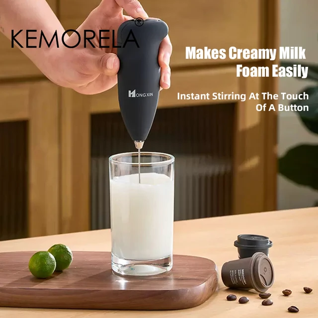 Wireless Mini Electric Milk Foamer Blender Handheld Coffee Whisk