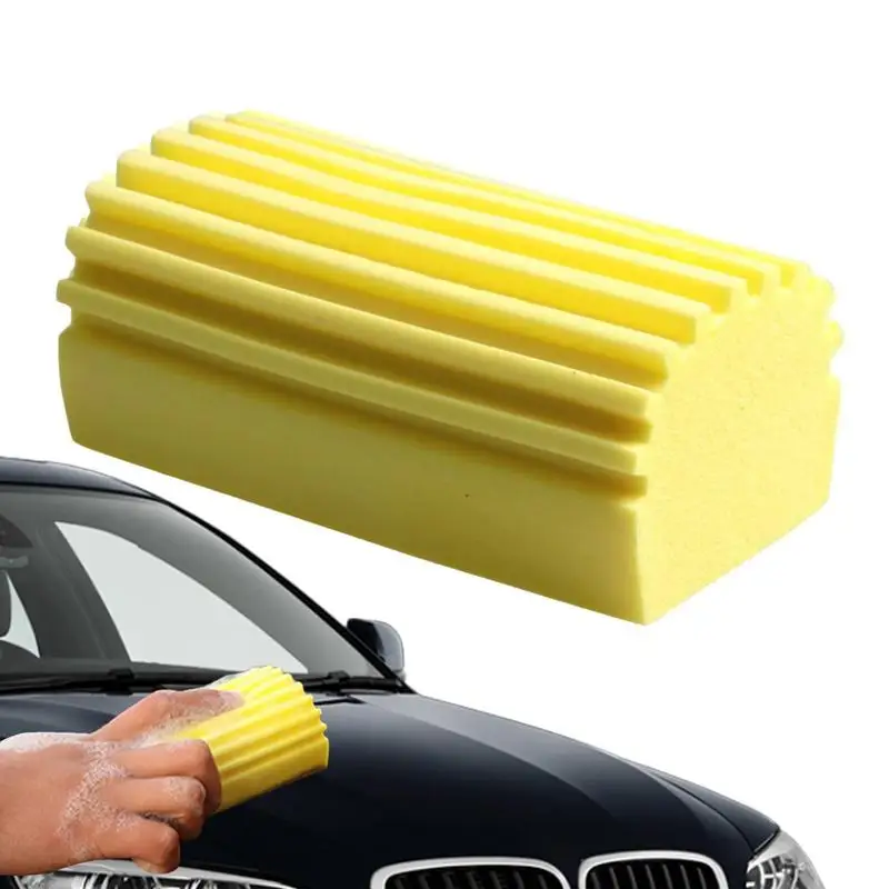 

Car Wash Sponges Automotive Care Detailing Brushes Washing Sponge Car Waxing Polish Pad Car Cleaning Kit for SUVs Kitchen