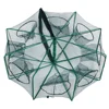 1 PC Foldable Fishing Net Catcher For Fish Minnan Crabs Crayfish Crab Meat Shrimp Soaking Cages Foldable Hexagonal Accessories 2