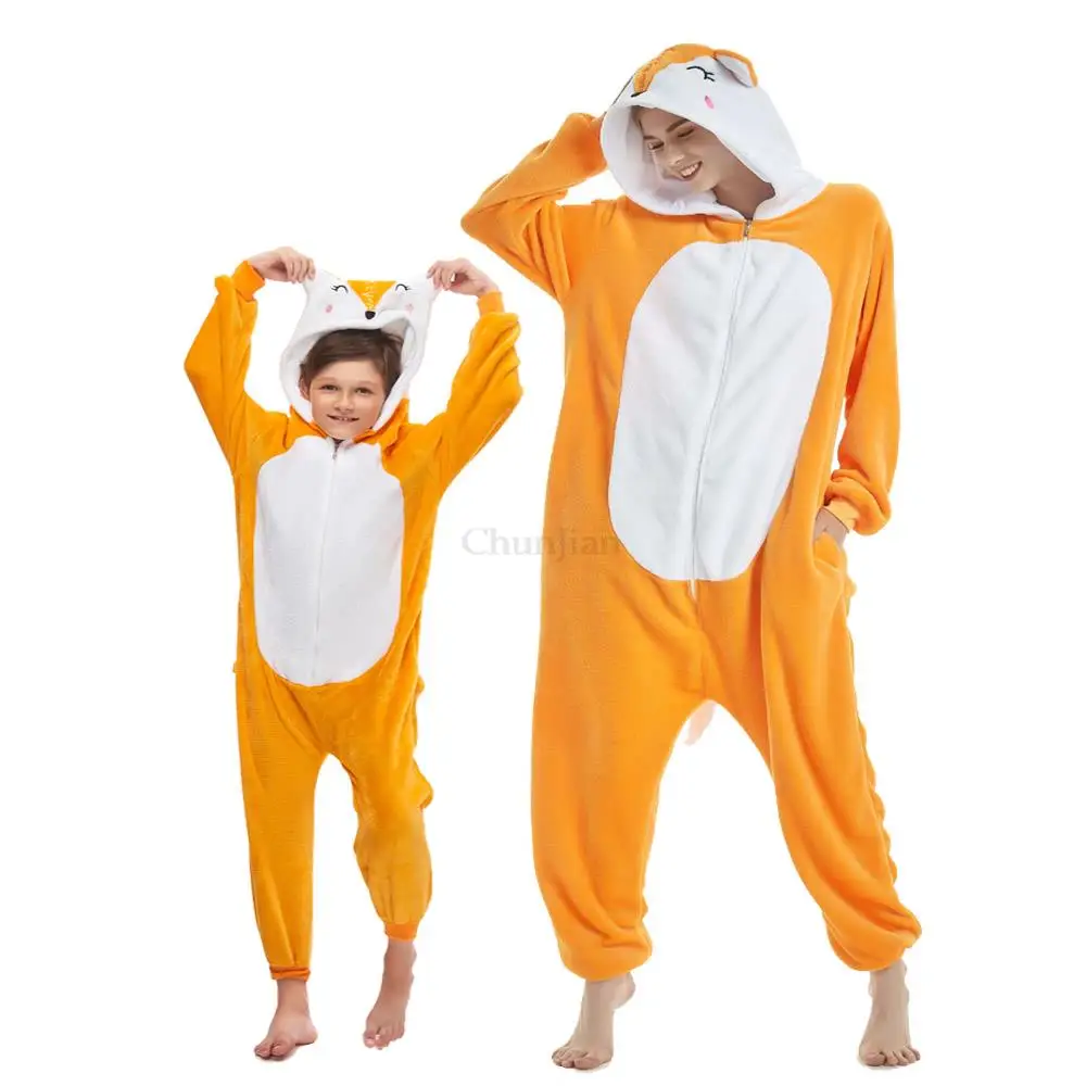 Winter Kigurumi Dinosaur Unicorn Animal Pajamas for Adult Unisex Kigurumi Pajamas Unicornio Pijamas for Women Men's Sleepwear